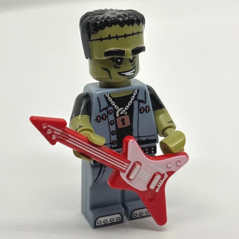 LEGO Monster Rocker Frankenstein Guitar Series 14 Minifigure 71010 Halloween
